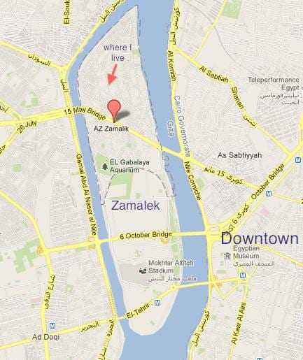 "Zamalek" Qahirədə xəritə
